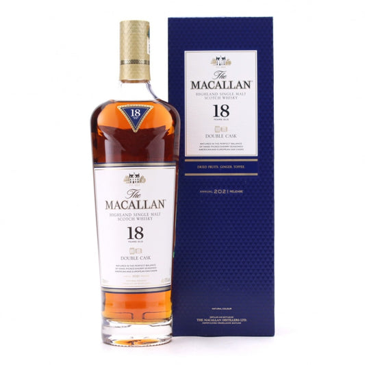 THE MACALLAN 18 YEARS OLD DOUBLE OAK 2021 RELEASE 70CL