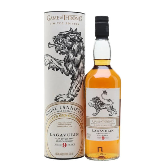 LAGAVULIN 9 YEAR OLD GAME OF THRONES HOUSE LANNISTER 70CL