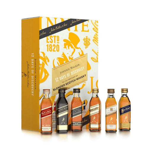 JOHNNIE WALKER 12 DAYS OF DISCOVERY COFFRET 12x5CL