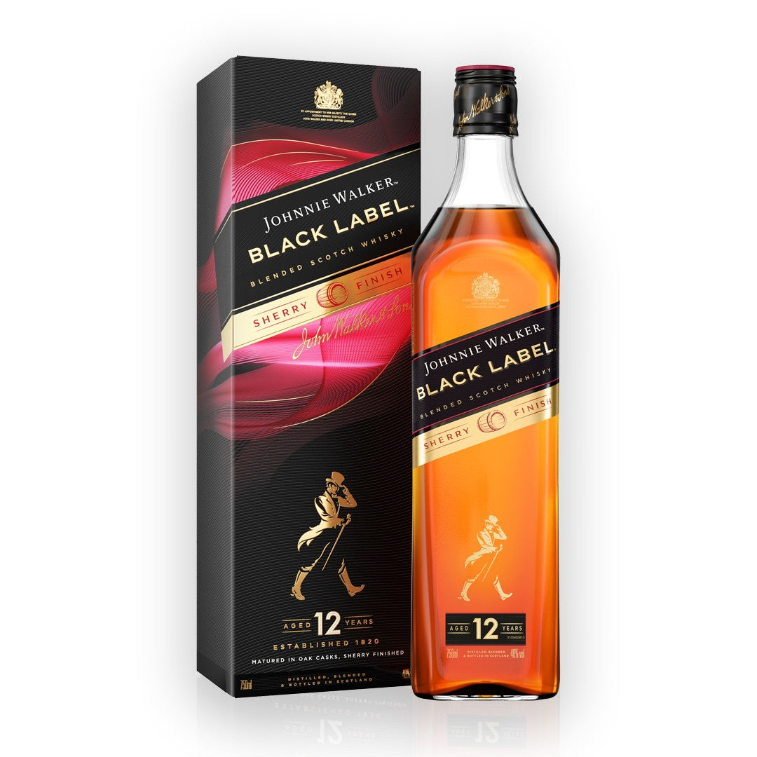 JOHNNIE WALKER BLACK LABEL SHERRY EDITION 75CL