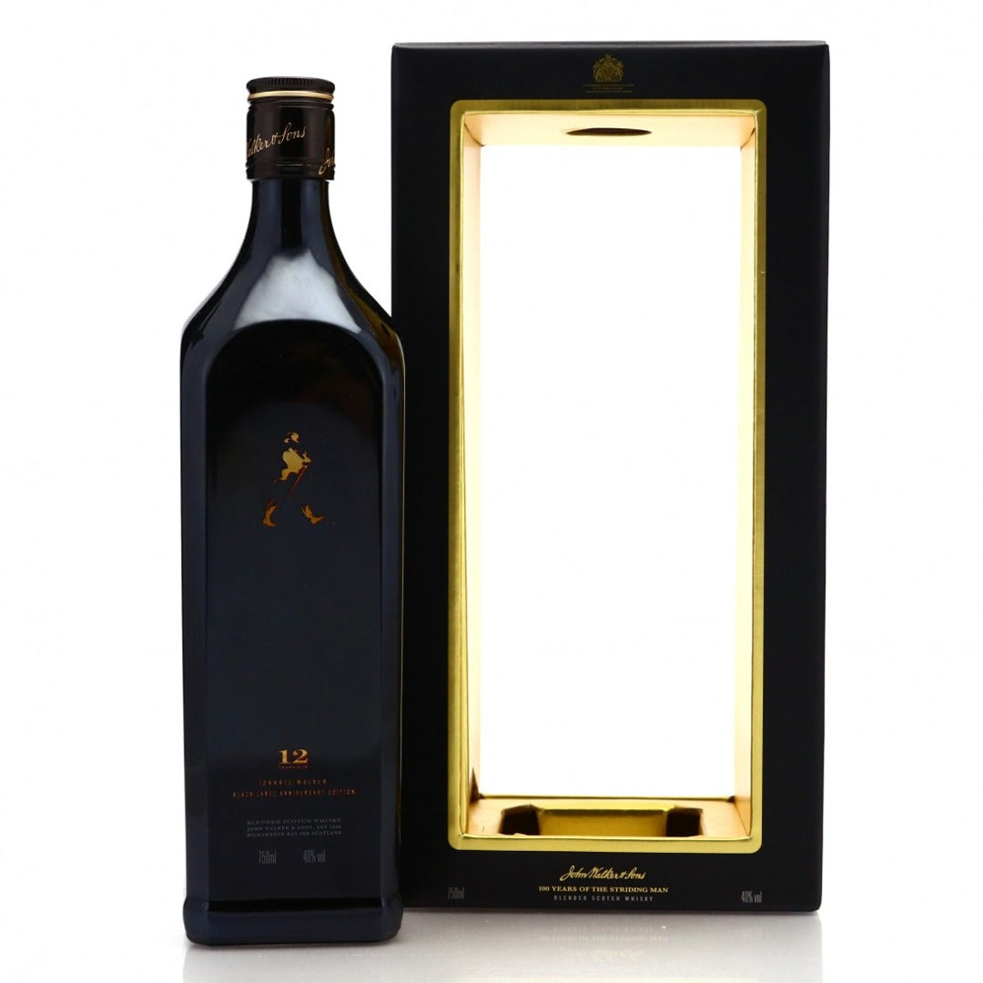 JOHNNIE WALKER LABEL ANNIVERSARY EDITION 100 YEARS OF THE STRIDING MAN 75CL