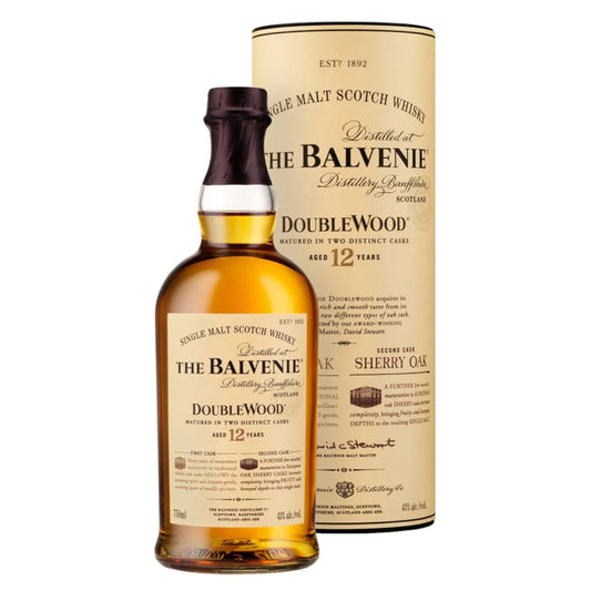 THE BALVENIE 12 YEARS OLD DOUBLE WOOD 70CL