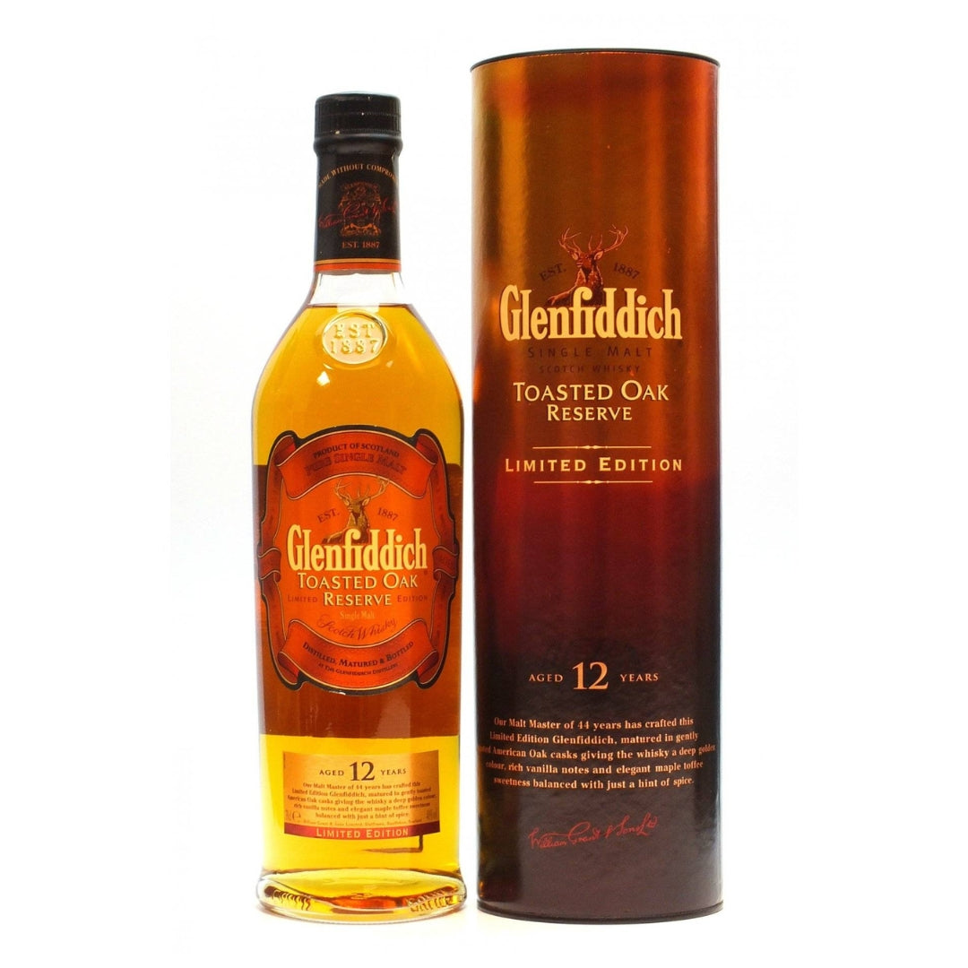 GLENFIDDICH 12 YEAR OLD TOASTED OAK RESERVE 70CL