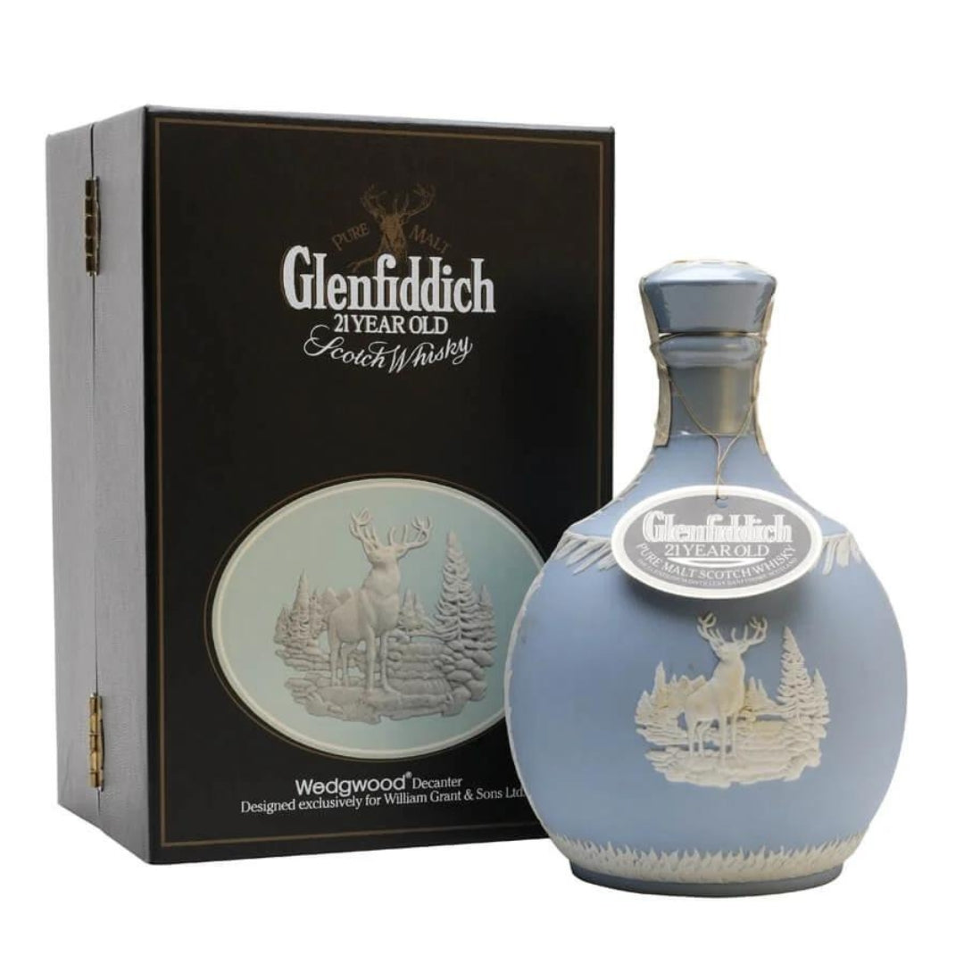 GLENFIDDICH 21 YEAR OLD WEDGEWOOD DECANTER 70CL