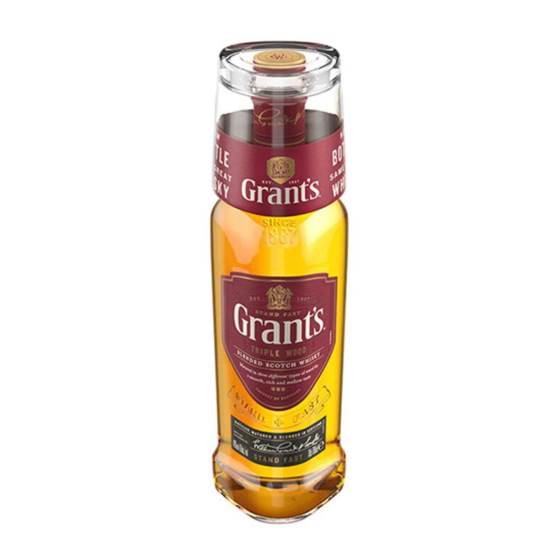 GRANTS 75CL + 1 FREE GLASS