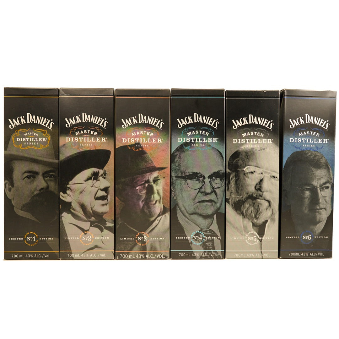 JACK DANIELS SET EDITION 1 TO 6 75CL