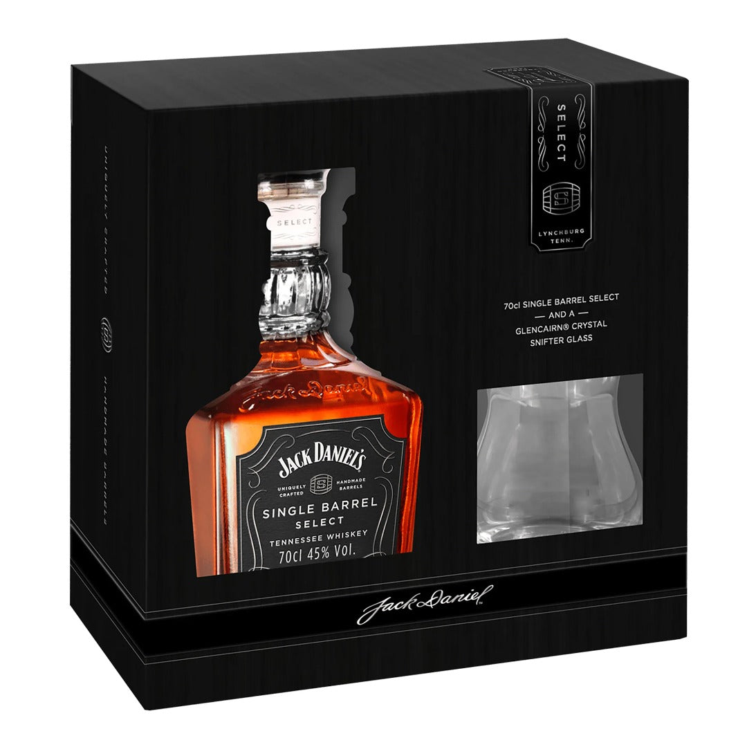 JACK DANIELS SINGLE BARREL 75CL + FREE GLASS