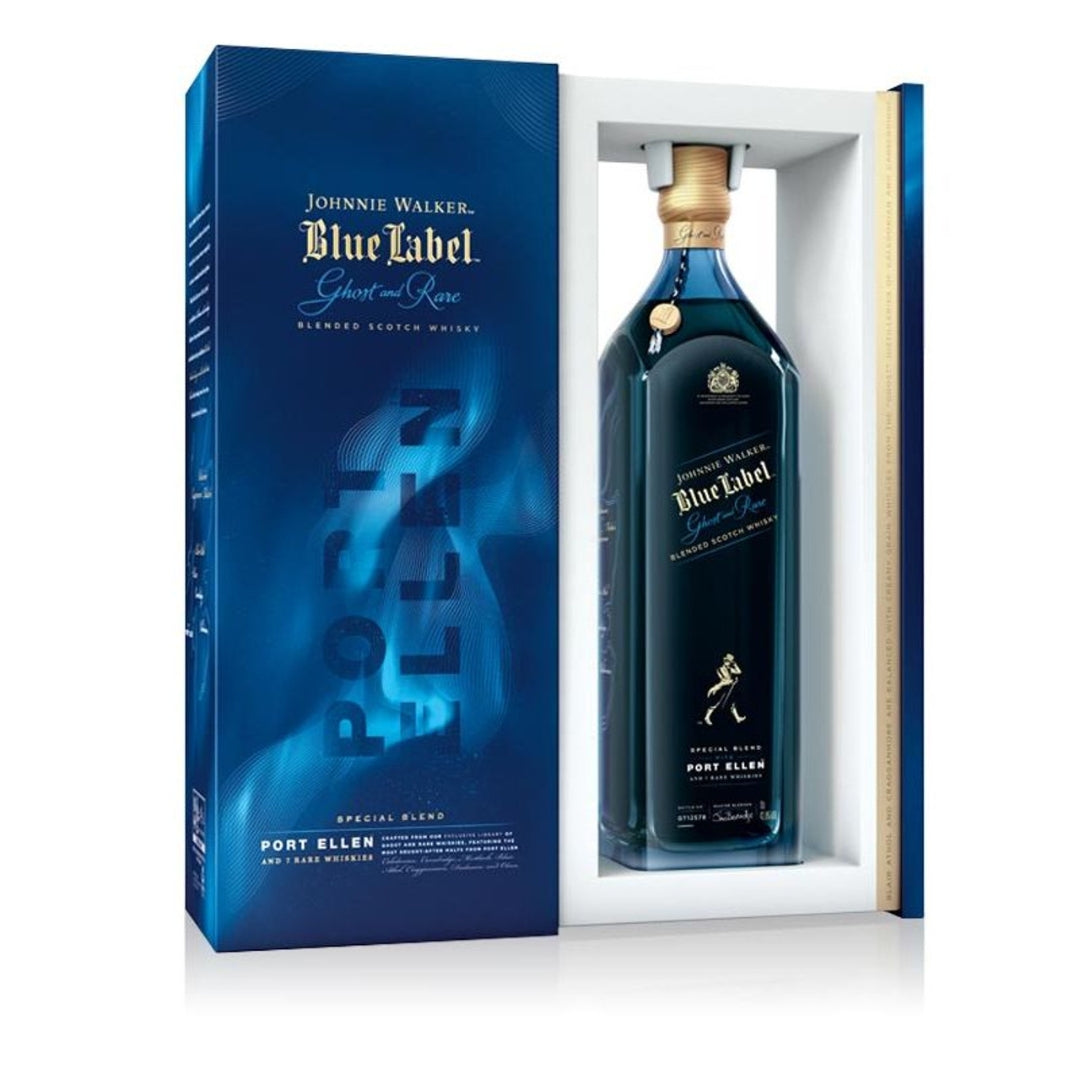 JOHNNIE WALKER BLUE LABEL LEGENDARY EIGHT PORT ELLEN 75CL