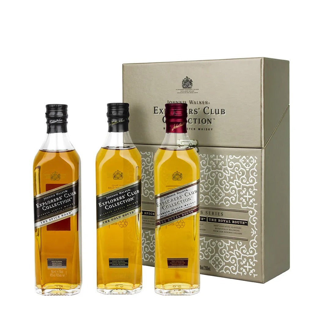 JOHNNIE WALKER EXPLORER'S CLUB COLLECTION 3x200ML