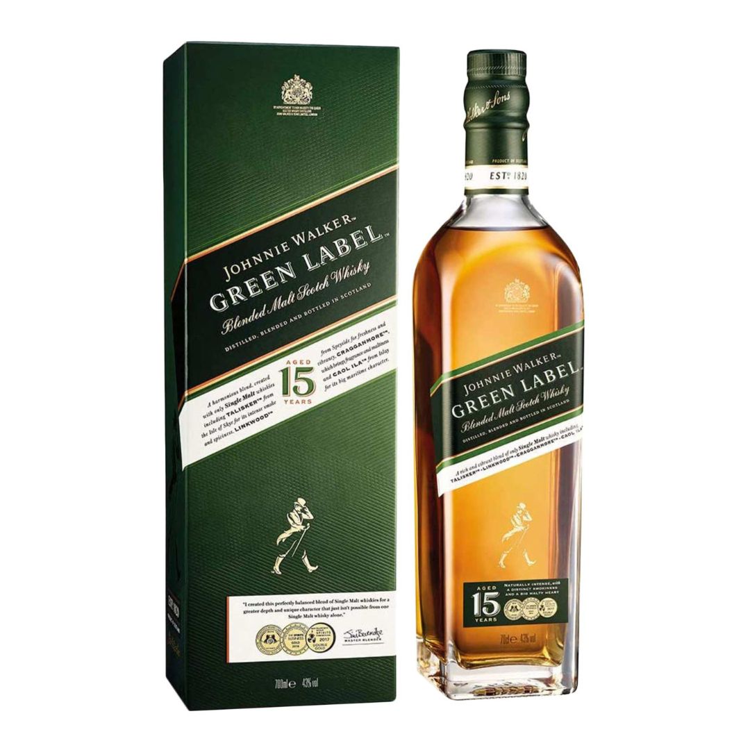 JOHNNIE WALKER GREEN LABEL 75CL