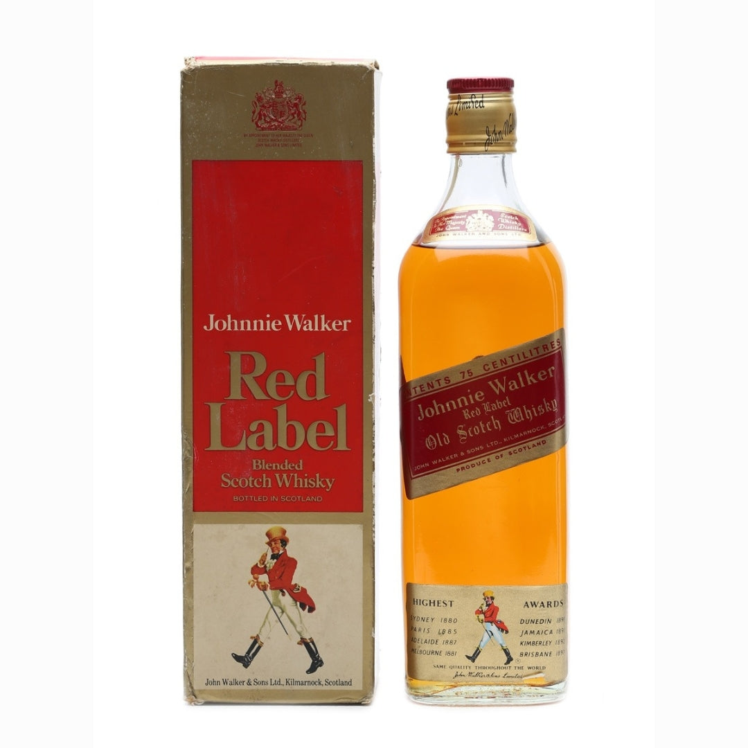 JOHNNIE WALKER RED LABEL 1980'S -VALENTINE'S EDITION 75CL