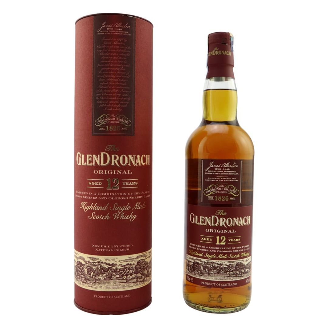 THE GLENDRONACH 12 YEAR OLD 70CL