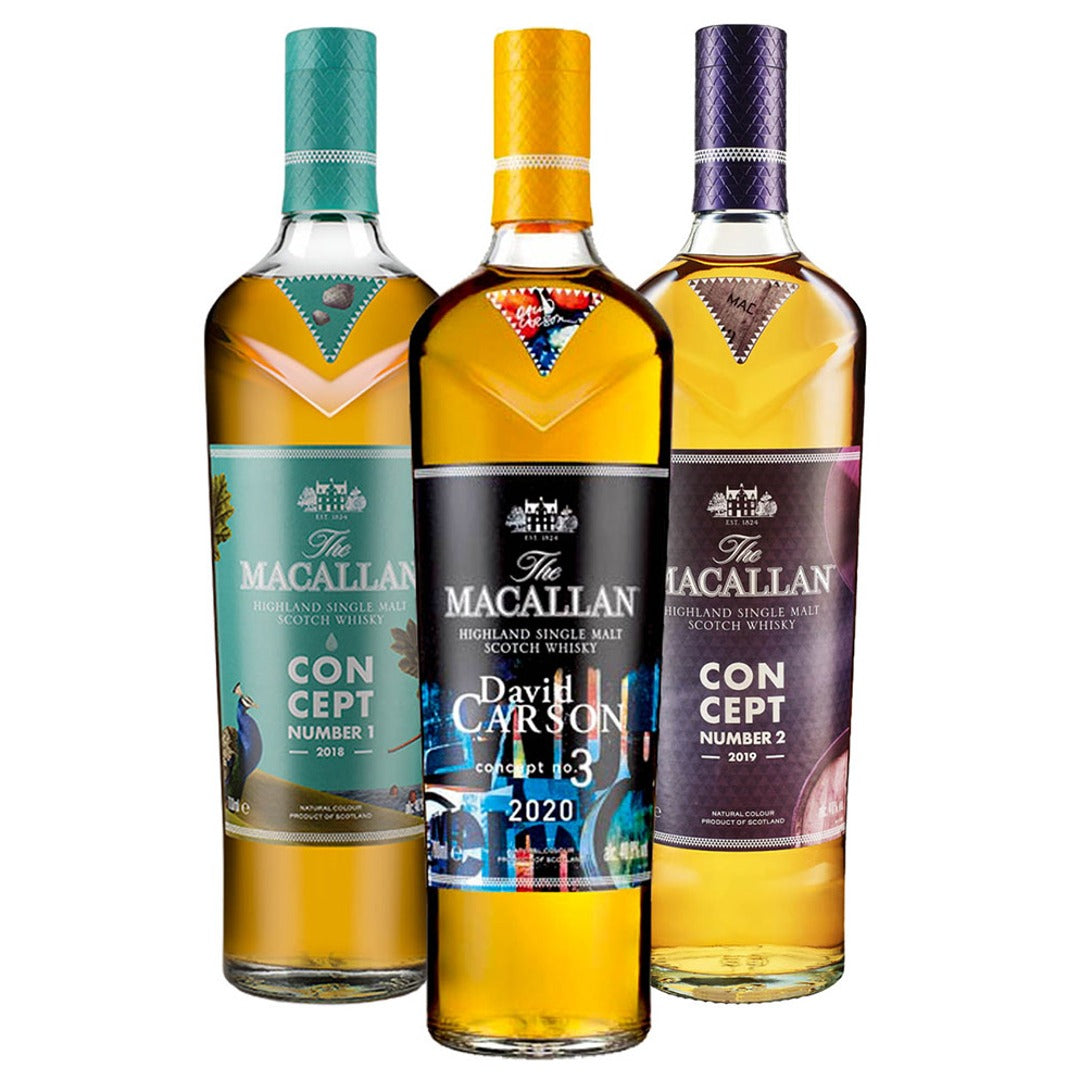 THE MACALLAN CONCEPT NUMBER 1,2,3 3X70CL