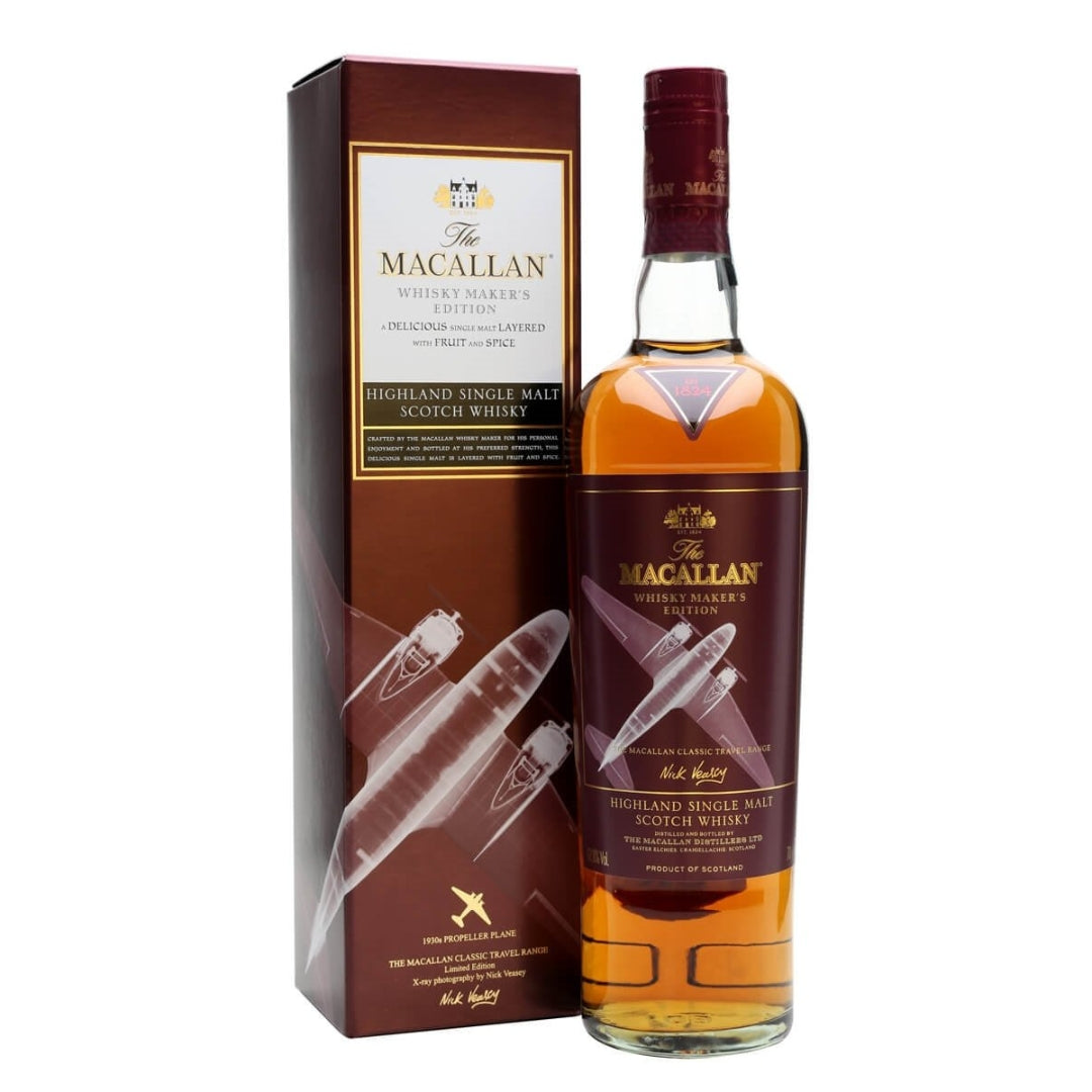 THE MACALLAN MAKER'S EDITION 1930S PROPELLER PLANE 70CL