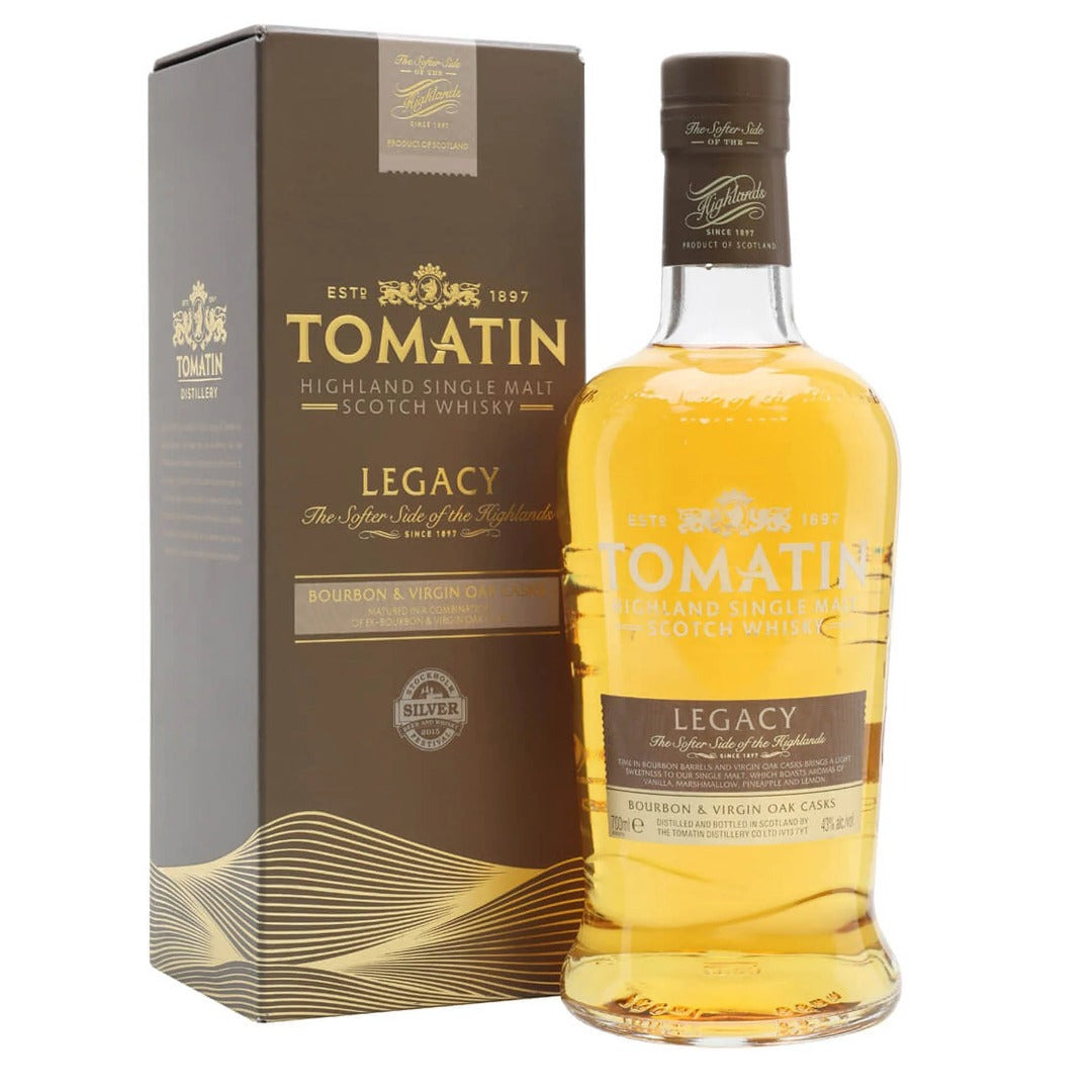 TOMATIN LEGACY BOURBON AND VIRGIN OAK 70CL