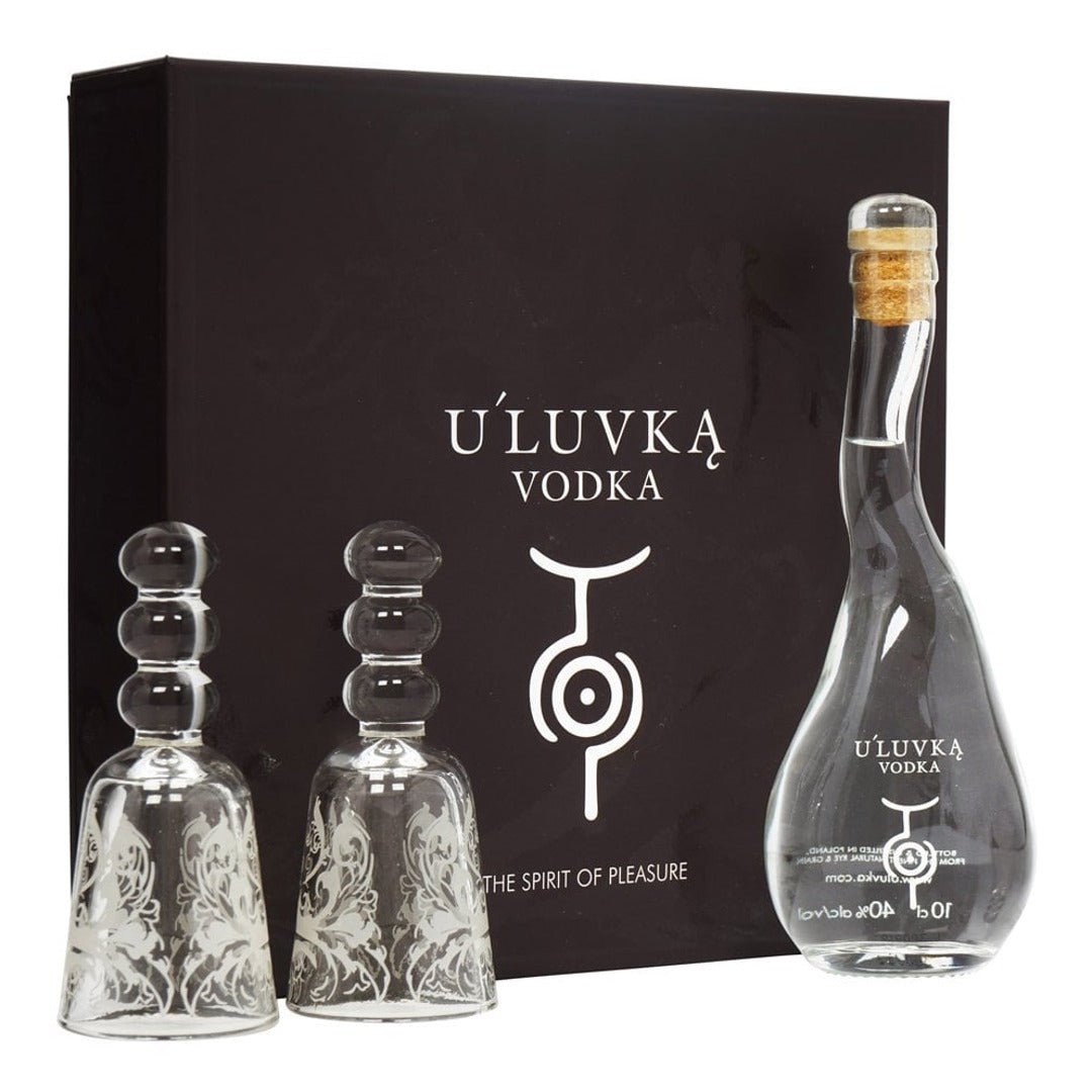 ULUVKA VODKA GIFT PACK 75CL