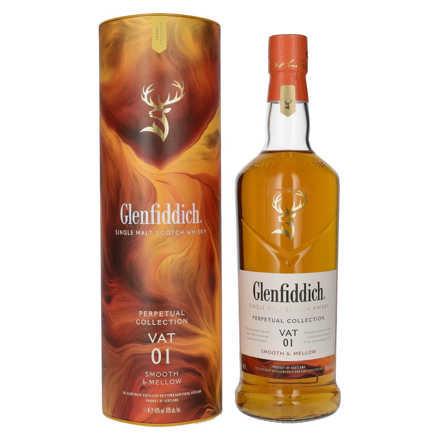 GLENFIDDICH PERPETUAL COLLECTION SMOUTH & MELLOW VAT 01 WHISKY 1L