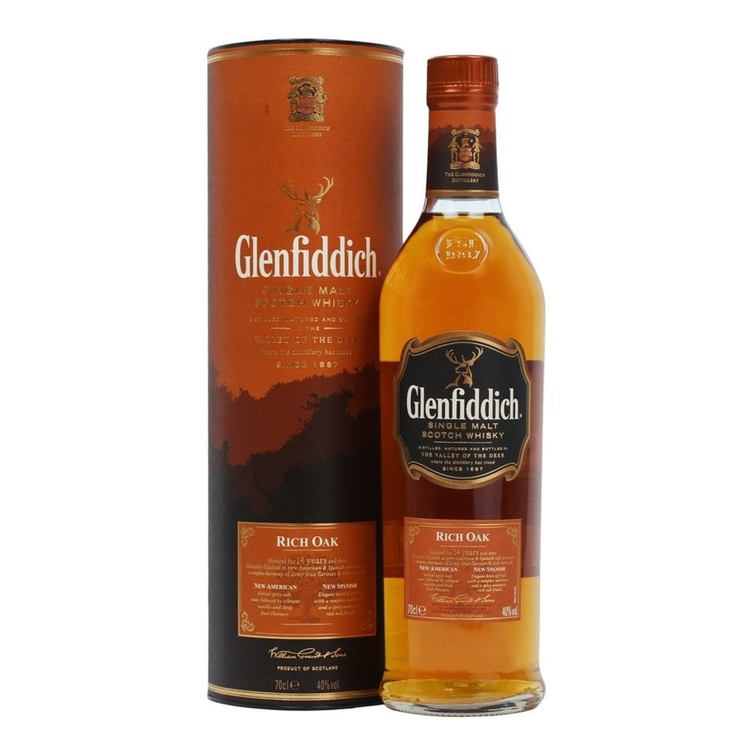 GLENFIDDICH 14 YEAR OLD RICH OAK 70CL