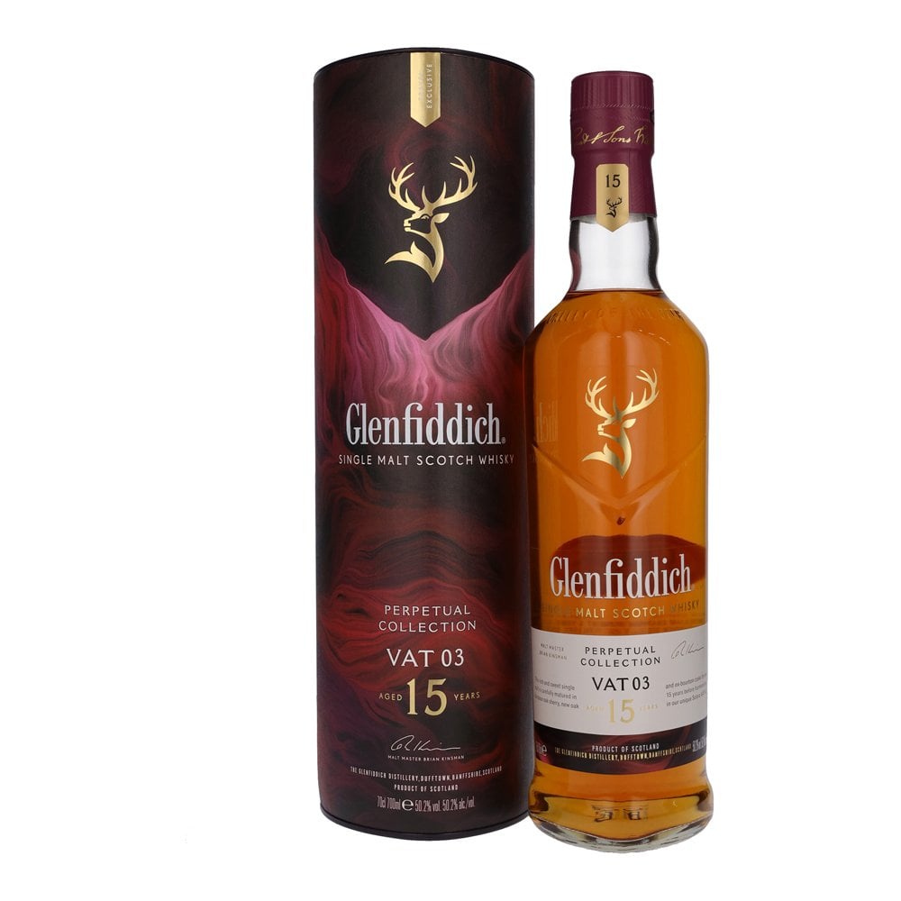 GLENFIDDICH 15 YEARS OLD PERPETUAL COLLECTION VAT 03 WHISKY 70CL