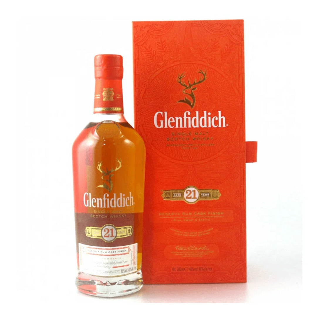 GLENFIDDICH 21 YEAR OLD RESERVA RUM CASK FINISH 70CL