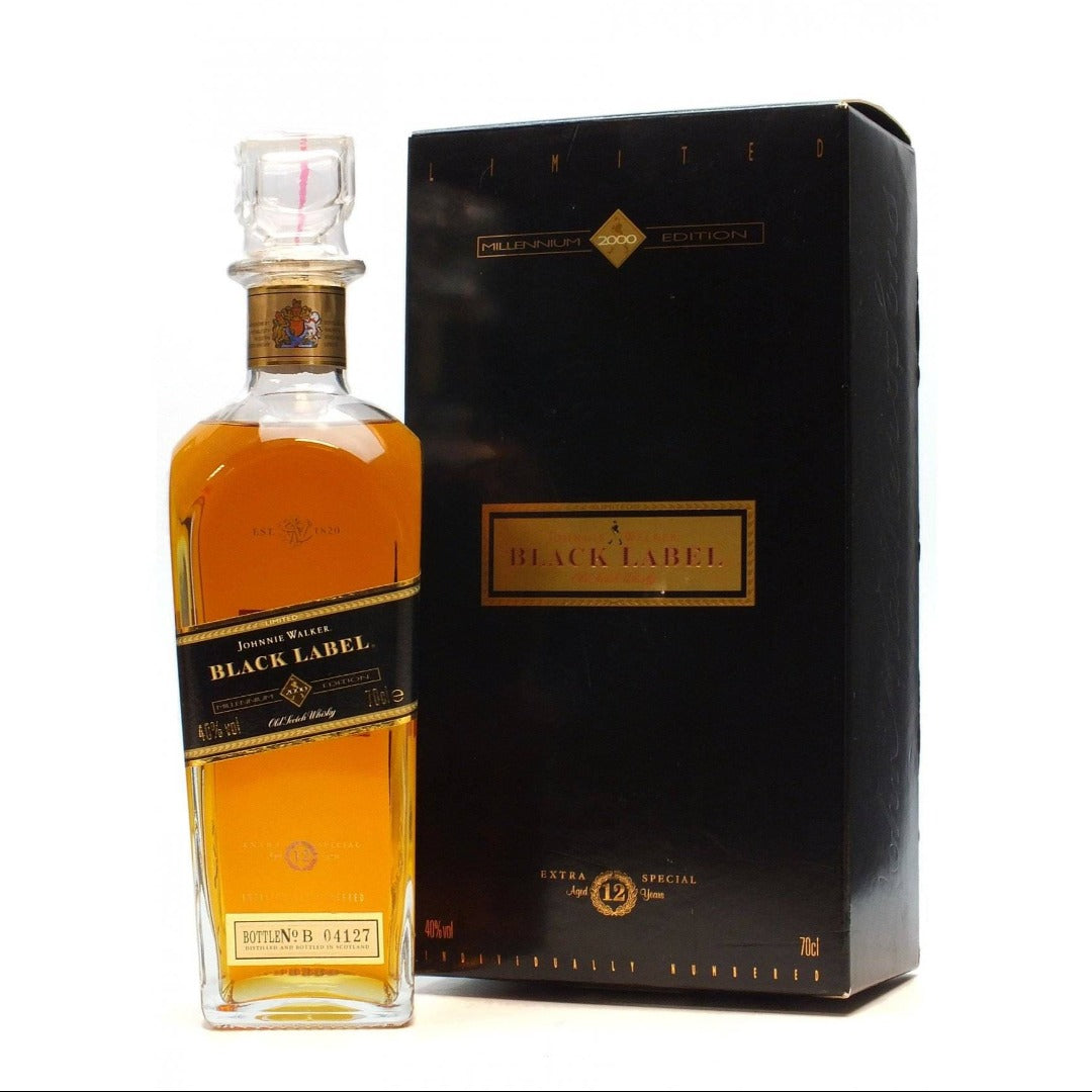 JOHNNIE WALKER BLACK LABEL 12 YEARS OLD MILLENNIUM EDITION 70CL