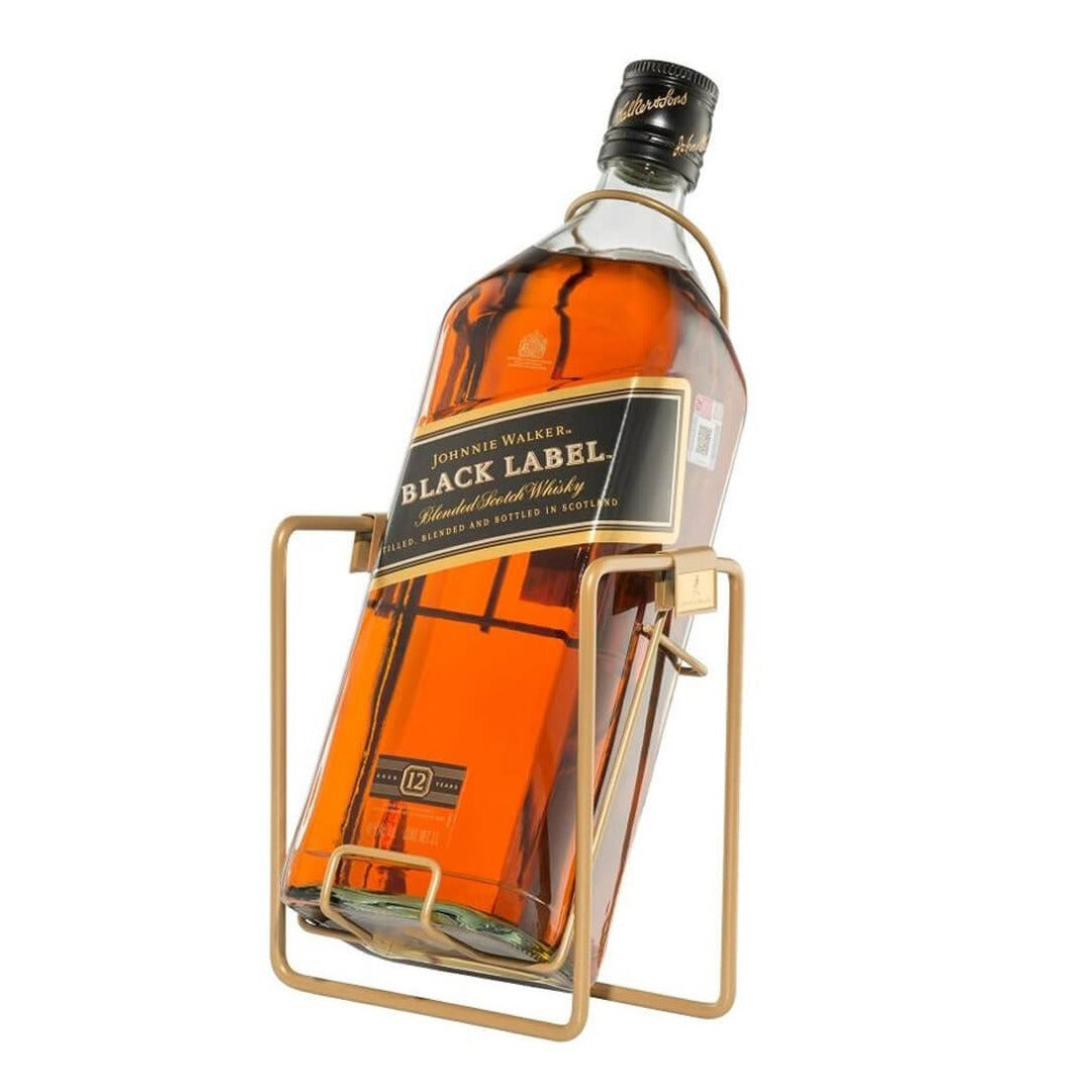 JOHNNIE WALKER BLACK LABEL WITH CRADLE 3L