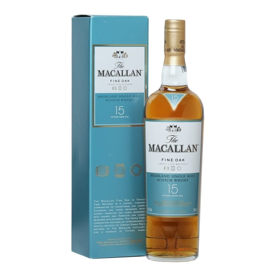 THE MACALLAN 15 YEARS OLD FINE OAK 70CL