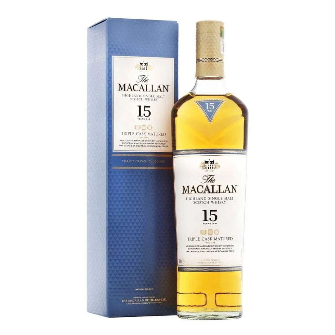 THE MACALLAN 15 YEARS OLD TRIPLE CASK 70CL