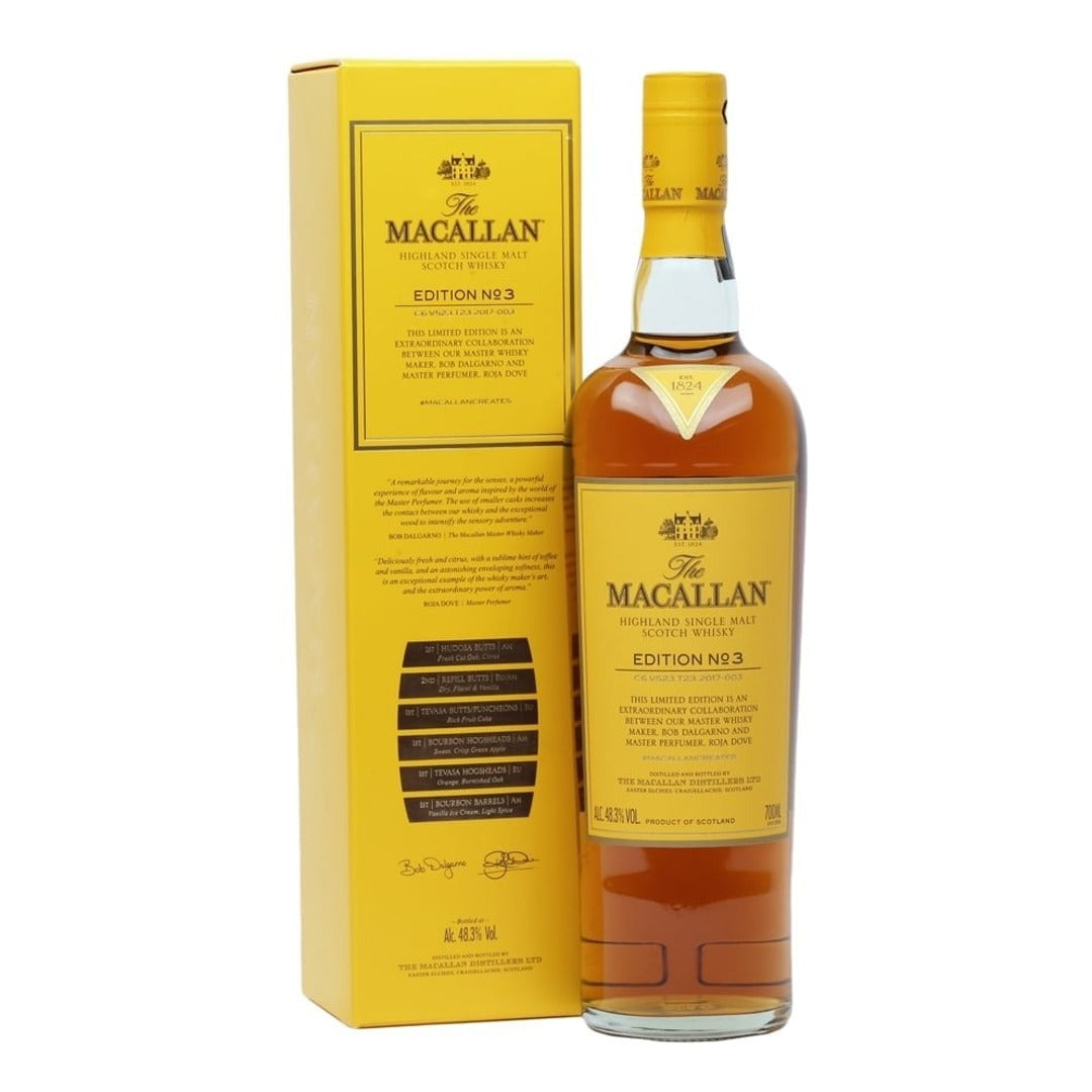 THE MACALLAN EDITION NUMBER 3 70CL